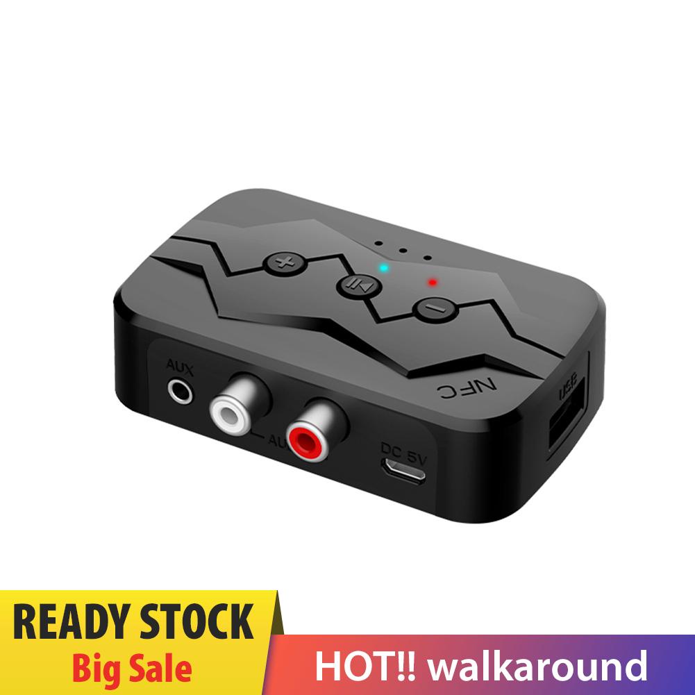 walkaround 2 in 1 Bluetooth-compatible Audio Transmitter Receiver NFC Handsfree Call Dongle Kit