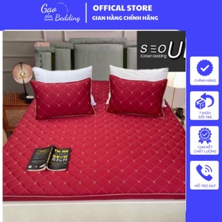 Ga gối trun trần thương hiệu lv ga gối cotton kháng khuẩn tặng kèm 2 vỏ gối