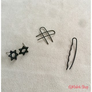 Khuyên tai kiểu dáng cá tính theo phong cách Hàn Quốc độc lạ - Khểnh shop
