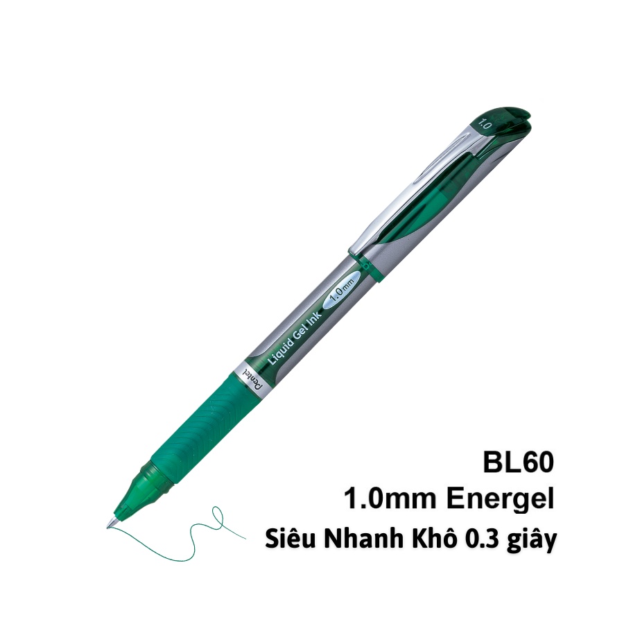 Bút Ký Nhật Bản Pentel BL60 | Bút Ký Mực Gel Cao Cấp Cho chữ ký hoàn hảo | Nét Mực 1.0mm