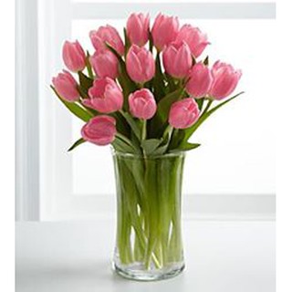 Cành hoa Tulip trang trí siêu đẹp cành dài 3 bông