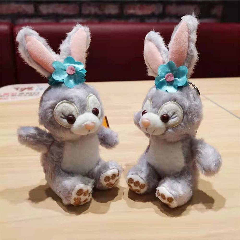 Móc chìa khóa hình thỏ nhồi bông dễ thương đáng yêu