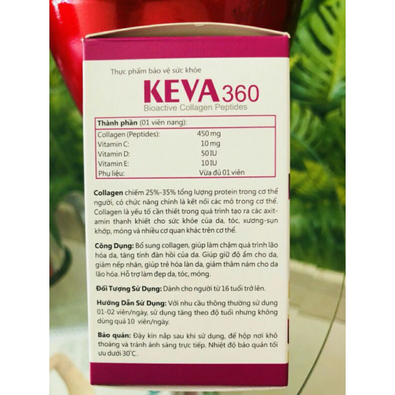 Viên uống Collagen Keva 360