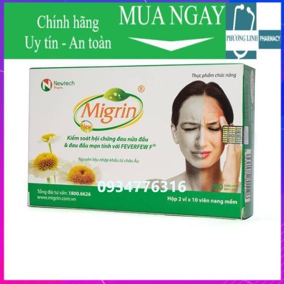 ✅ Migrin - hỗ trợ giảm đau nửa đầu