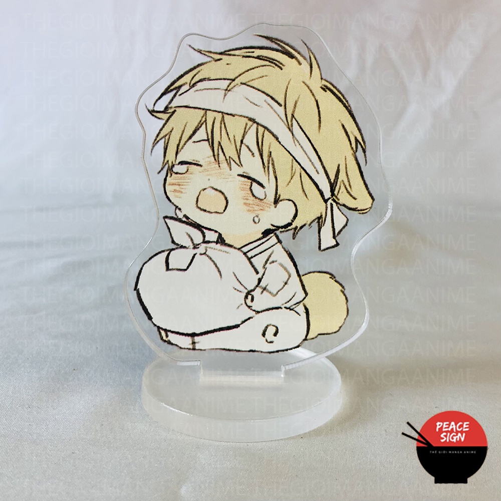 Mô hình mini NO LOVE ZONE BL Standee Không Chốn Yêu Đương manhwa chibi mica trưng bày