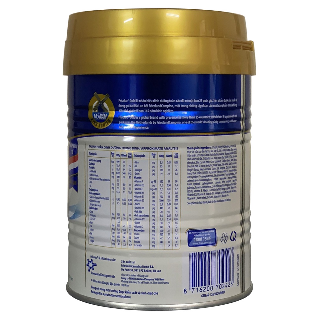 Sữa Bột Frisolac Gold Comfort 400G | Date Mới Nhất - Giá Tốt Nhất | Babivina
