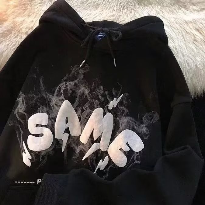 Áo Hoodie Lót Nhung Dáng Rộng Thời Trang Hàn Quốc Mới Cho Cặp Đôi