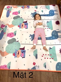 Thảm xốp 2 mặt 1.8x2m cho bé vui chơi an toàn