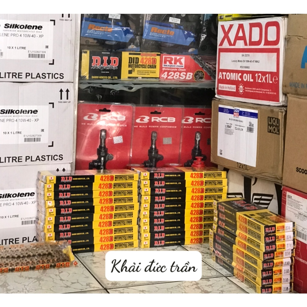 Sên DID 428 9ly 10ly tem xanh chính hãng 124 mắt 130 mắt 132 mắt- SDID