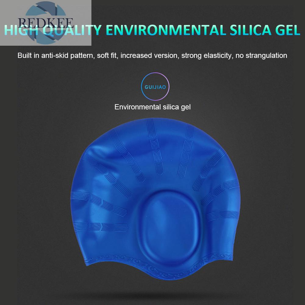 Mũ Bơi Silicone Chống Thấm Nước Cho Nam Và Nữ