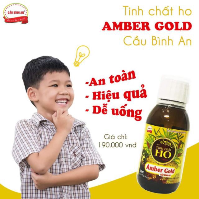 Tinh Chất Ho Amber Gold Cầu Bình An 100ml