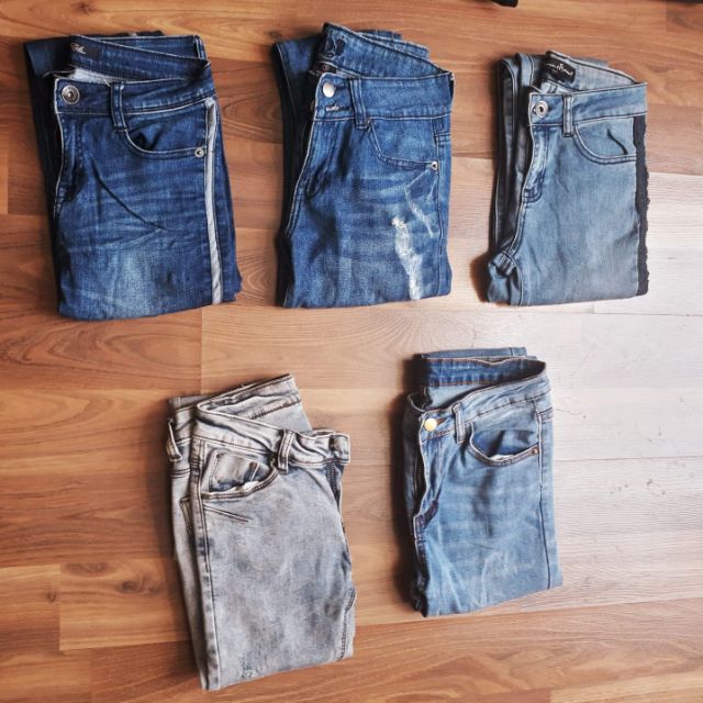 Combo quần jean áo khoác