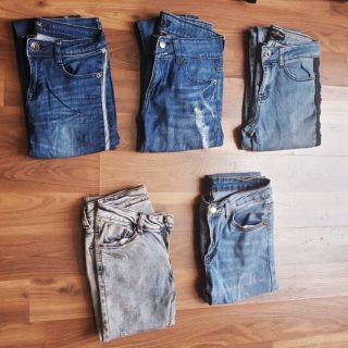 Combo quần jean áo khoác