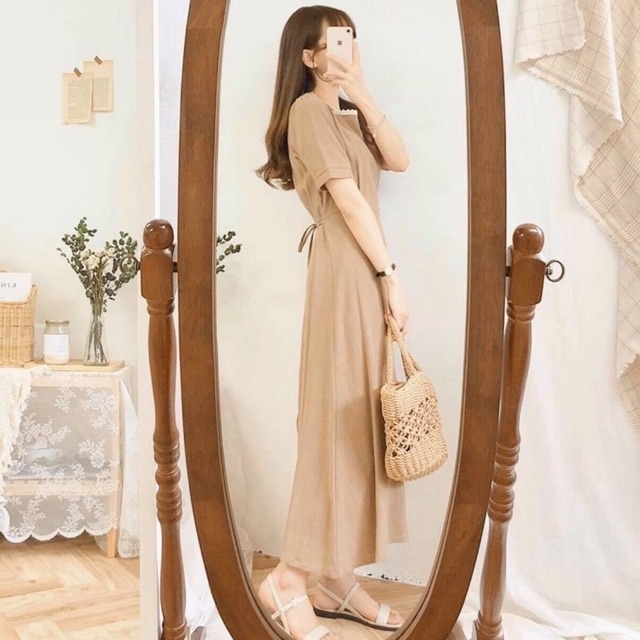 [Mã FATHANG5 giảm 10K đơn 50K] Đầm viền ren form dài 2 màu (kèm hình thật) | BigBuy360 - bigbuy360.vn
