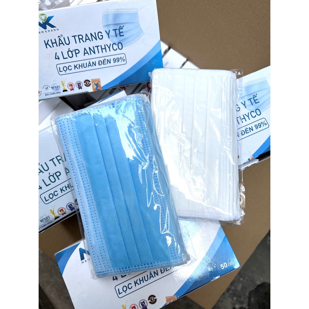 KHẨU TRANG Y TẾ 4 LỚP - LỌC KHUẨN ĐẾN 99%