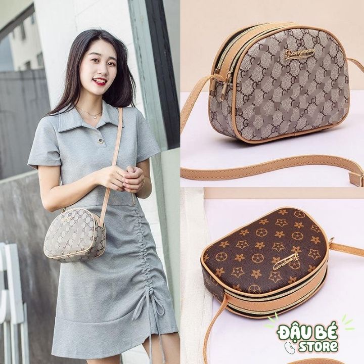 Túi Xách Nữ Thời Trang Đeo Chéo Cổ Điển - Túi Đeo Vai Kẹp Nách Phong Cách Retro Hàn Quốc Cao Cấp - Daube - Pk021