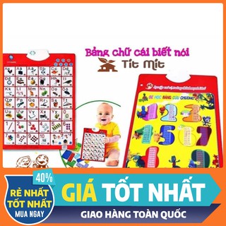 Bảng học chữ cái điện tử 2 mặt cho bé