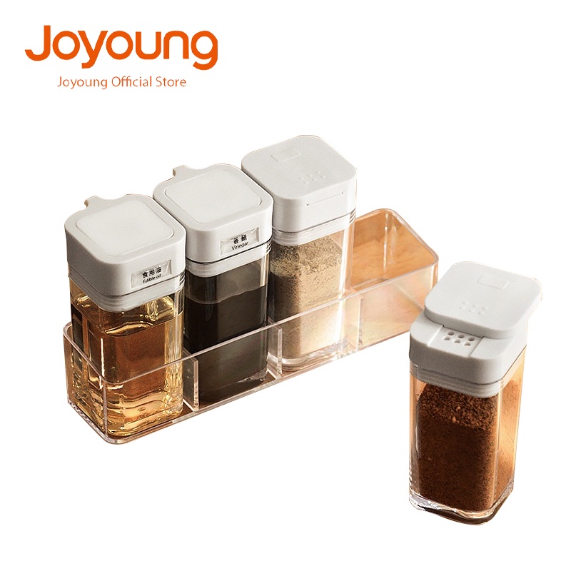 Bộ lọ đựng gia vị JOYOUNG joy095 trong suốt tiện dụng cho nhà hàng