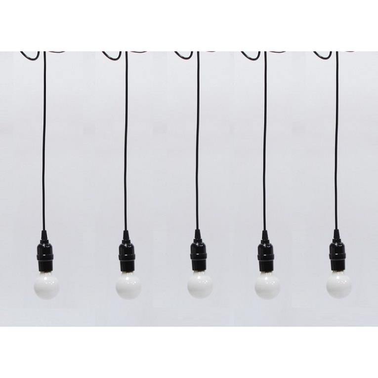 Bộ 5 đèn thả cổ điển Vintage bóng tròn trang trí G60 5W