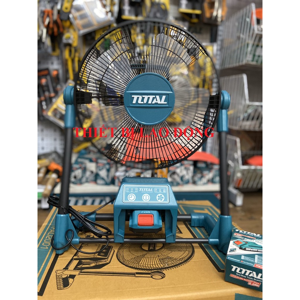20V Quạt máy dùng pin Total TFALI2001 KHÔNG KÈM THEO PIN VÀ CỤC SẠC