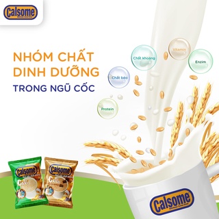 Bột Ngũ Cốc CALSOME CANXI Vị Socola/Vanilla 500G (20 Gói)