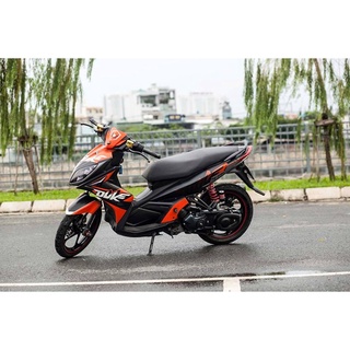 Tem trùm Nouvo LX cam đen Duke - Độ dán team trùm decal xe máy Nouvo LX cam đen Duke - Team trùm decal xe máy Nouvo rẻ đ