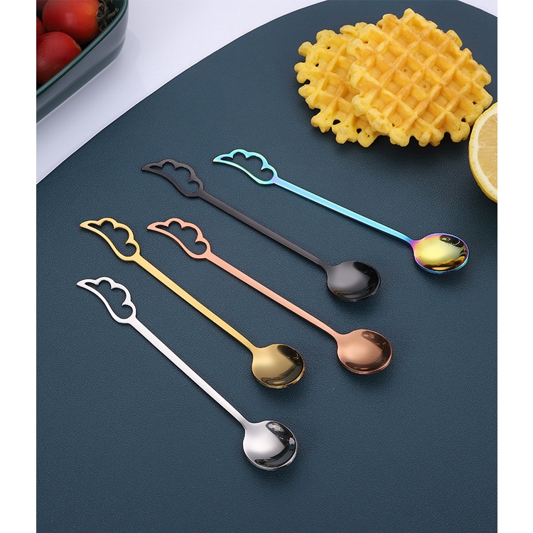 Muỗng Cà Phê Bằng Thép Không Gỉ 304 Thiết Kế Sáng Tạo