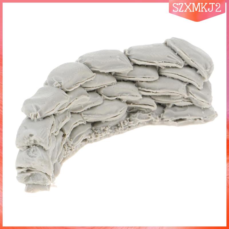 Mô Hình Tường Phong Cảnh 7.5x2.5cm DIY Bằng Nhựa Resin Không Sơn 1: 35