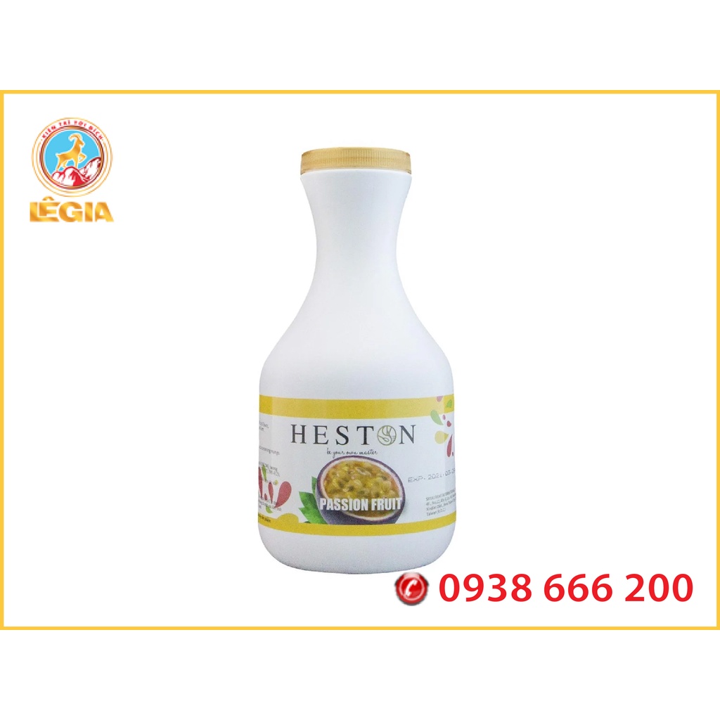 SIRO HESTON CHANH DÂY - SYRUP PASSION FRUIT HESTON 2KG