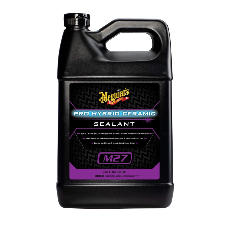 Meguiar's Xi đánh bóng bước 3 có thành phần Ceramic - Hybrid Ceramic Sealant-Si02 Ceramic Paint Sealant, M2701, 1 Gallon