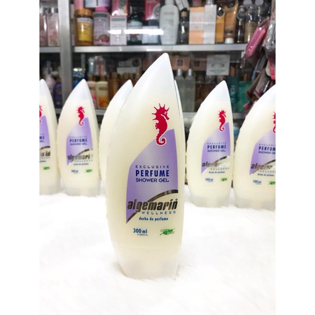 (300ml) Sữa tắm cá ngựa Algemarina Perfume Đức