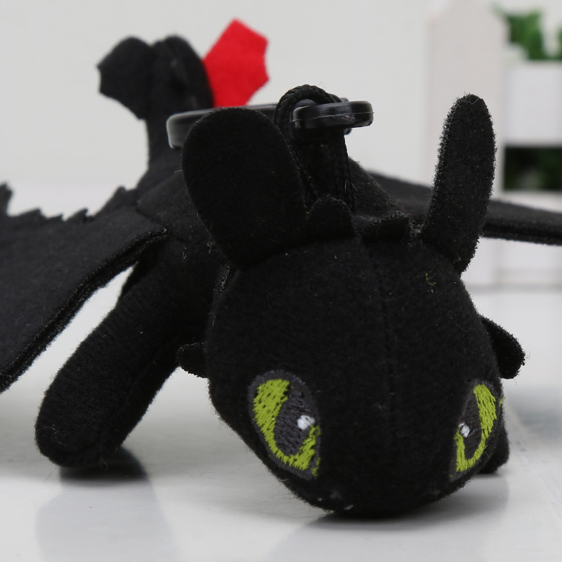 Móc khóa thú nhồi bông hình nhân vật hoạt hình How to Train Your Dragon dễ thương cỡ 15cm