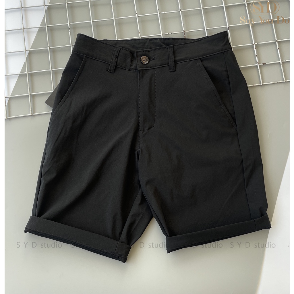Quần Short nam CASUAL vải Kaki Wind cao cấp, trẻ trung, lịch lãm, chuẩn form - SYD