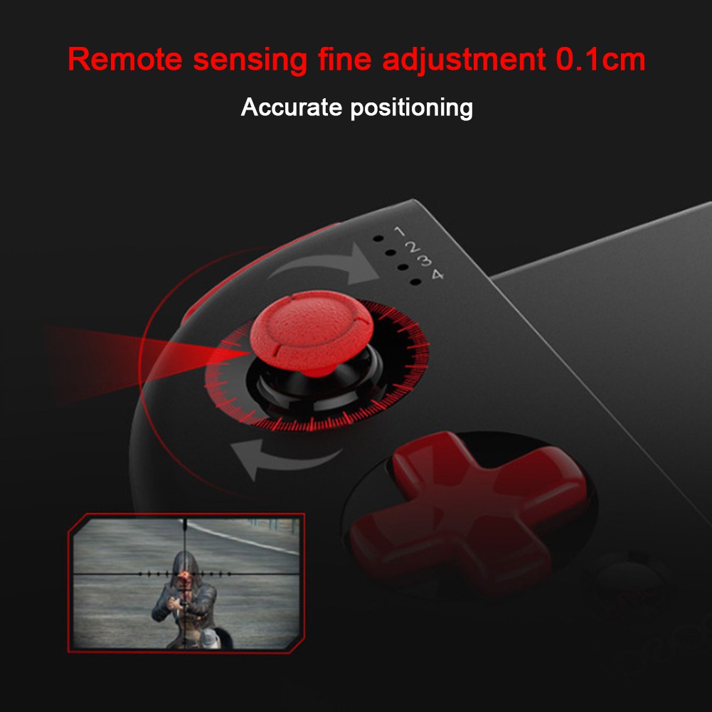 PUR For IPEGA PG-9087S Retractable Bluetooth Android IOS Direct Joystick Game Controller for PUGB