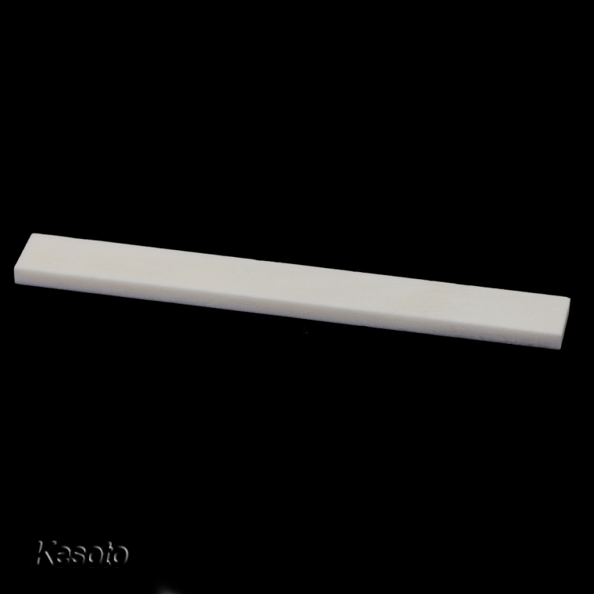 [KESOTO]Beige Bone Bridge Saddle for Acoustic Guitar Replacement Parts Luthier DIY