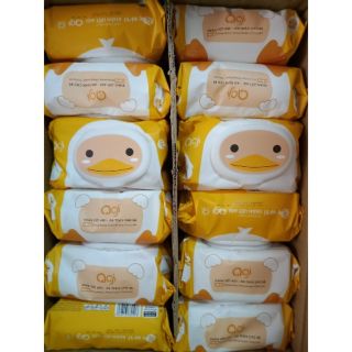 Combo 10 khăn giấy ướt Agi không mùi loại 100 tờ  ( giao màu ngẫu nhiên ). tặng 1 gói letgreen 15 tờ. hàng chính hãng.