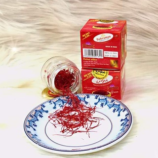 Nhụy hoa nghệ tây chính hãng Iran Saffron Bahraman Super Negin 1.0gram SASUKE tác dụng ngủ ngon, đẹp da