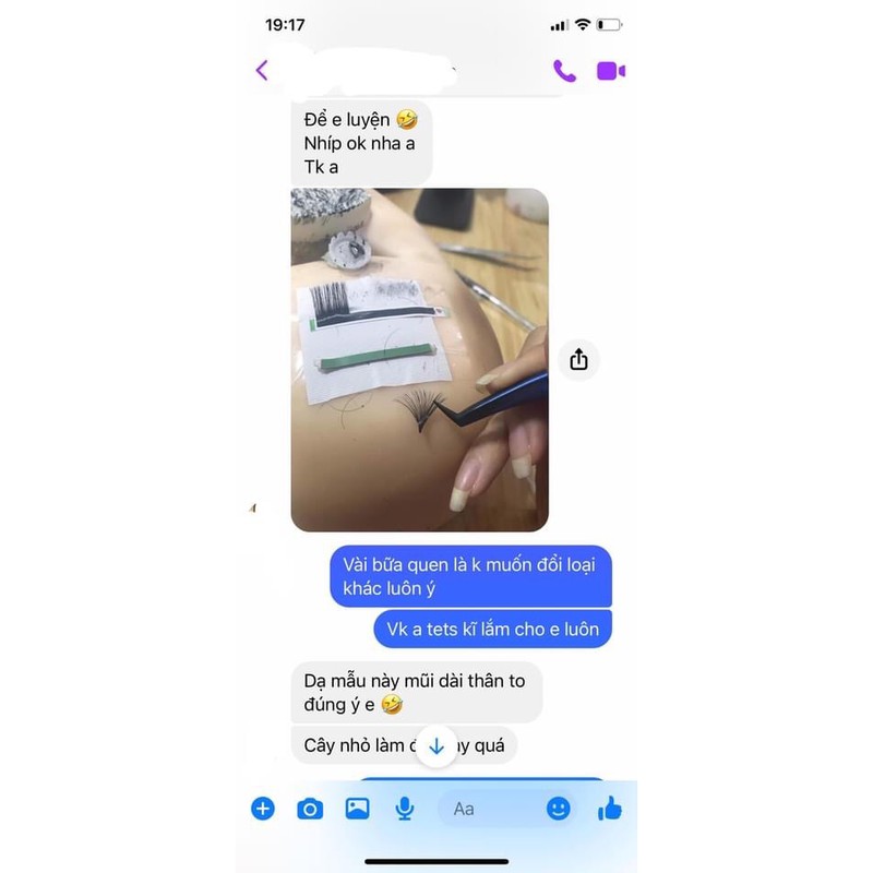 NHÍP MEGA VOLUME  MŨI DÀI 12mm