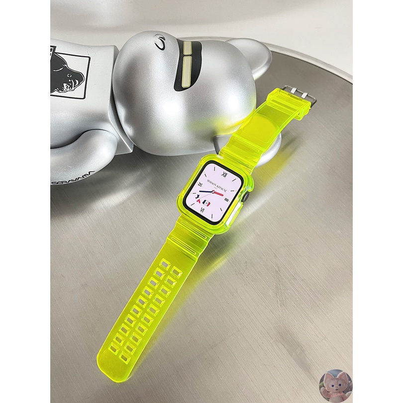 Dây đeo trơn màu thay thế cho đồng hồ thông minh Apple iWatch Series 7 6 SE 5 4 3 2 1 cỡ 41mm 45mm 40mm 44mm 42mm 38mm