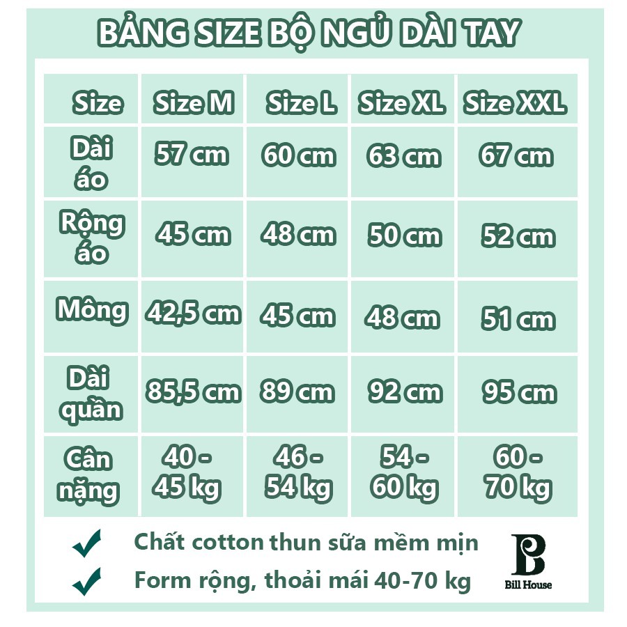 Đồ Bộ Nữ Tay Dài Quần Dài Hoạt Hình Họa Tiết Nhân Vật Dễ Thương TD04 | BigBuy360 - bigbuy360.vn