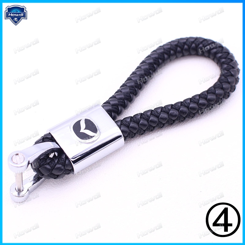 Móc khóa bằng hợp kim sáng tạo có logo cho xe Mazda