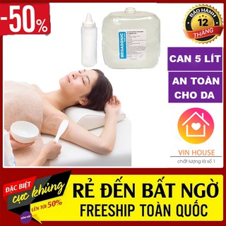 Gel triệt lông chính hãng Eurogel Can 5 Lít - Gel tẩy lông cao cấp, an toàn cho mọi loại da - Gel wax lông