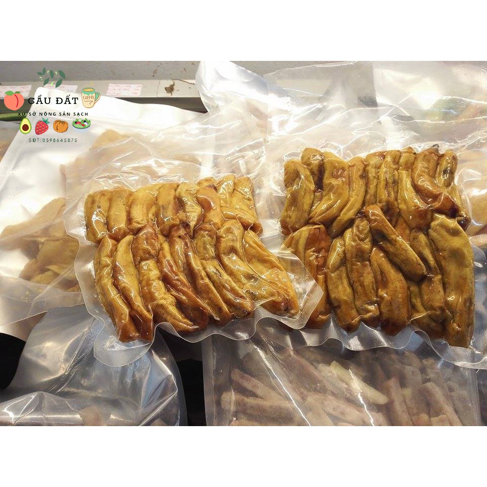 Chuối Laba sấy dẻo -Nông Sản Sạch Cầu Đất -1000gr