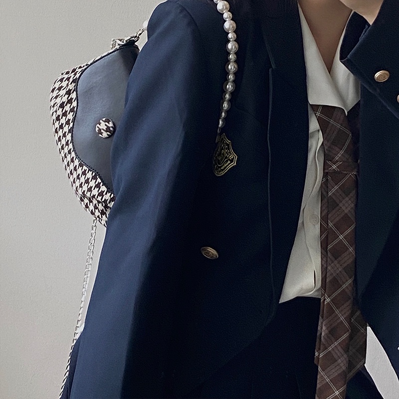 Túi đeo vai IELGY quai xỏ hạt ngọc trai giả thời trang sang trọng cho nữ