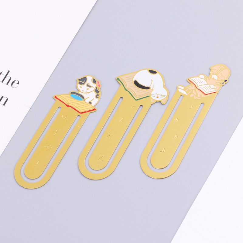 Dụng Cụ Đánh Dấu Sách Hình Mèo Dễ Thương