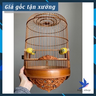 Lồng chim khuyên , yến , tiểu mi , choè đất sz28x32 đục rồng