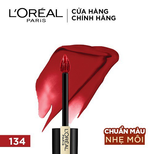 [Chính hãng]  Son kem lì nhẹ môi cao cấp Rouge Signature L'Oreal Paris 7ml