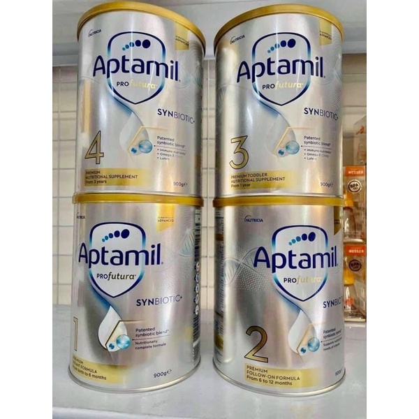 Sữa aptamil frofutura úc số 1-2-3-4 900g