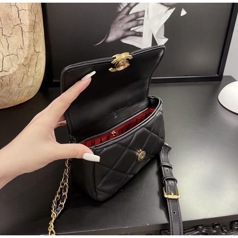 TÚI CHANEO PHỐI XÍCH BẢN NEW MỚI,TÚI XÁCH ĐEO CHÉO ĐEO VAI NỮ