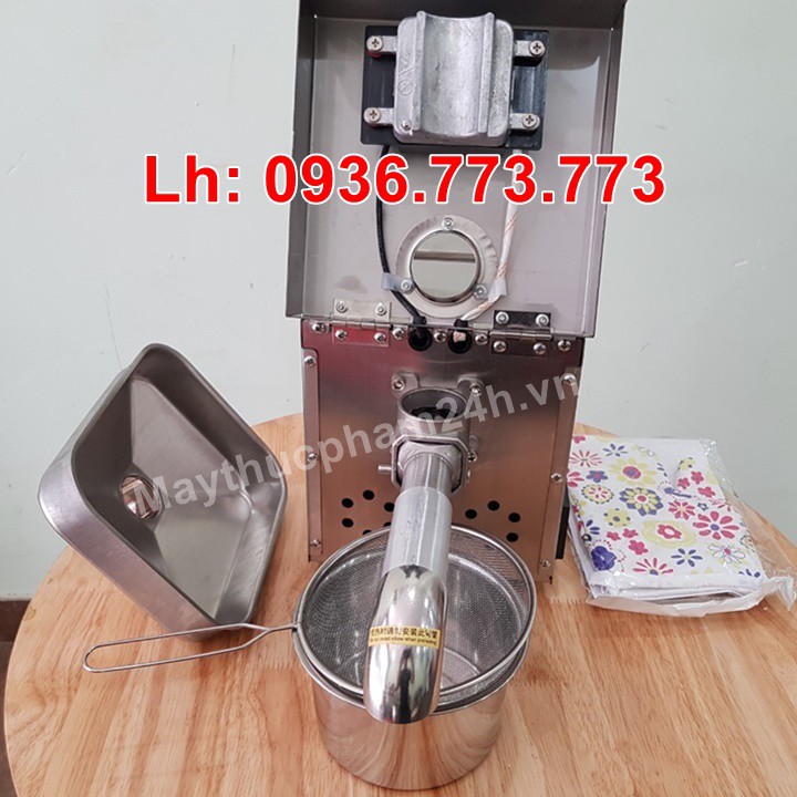 Máy ép dầu thực vật 3-5kg/h có bảng chỉnh nhiệt